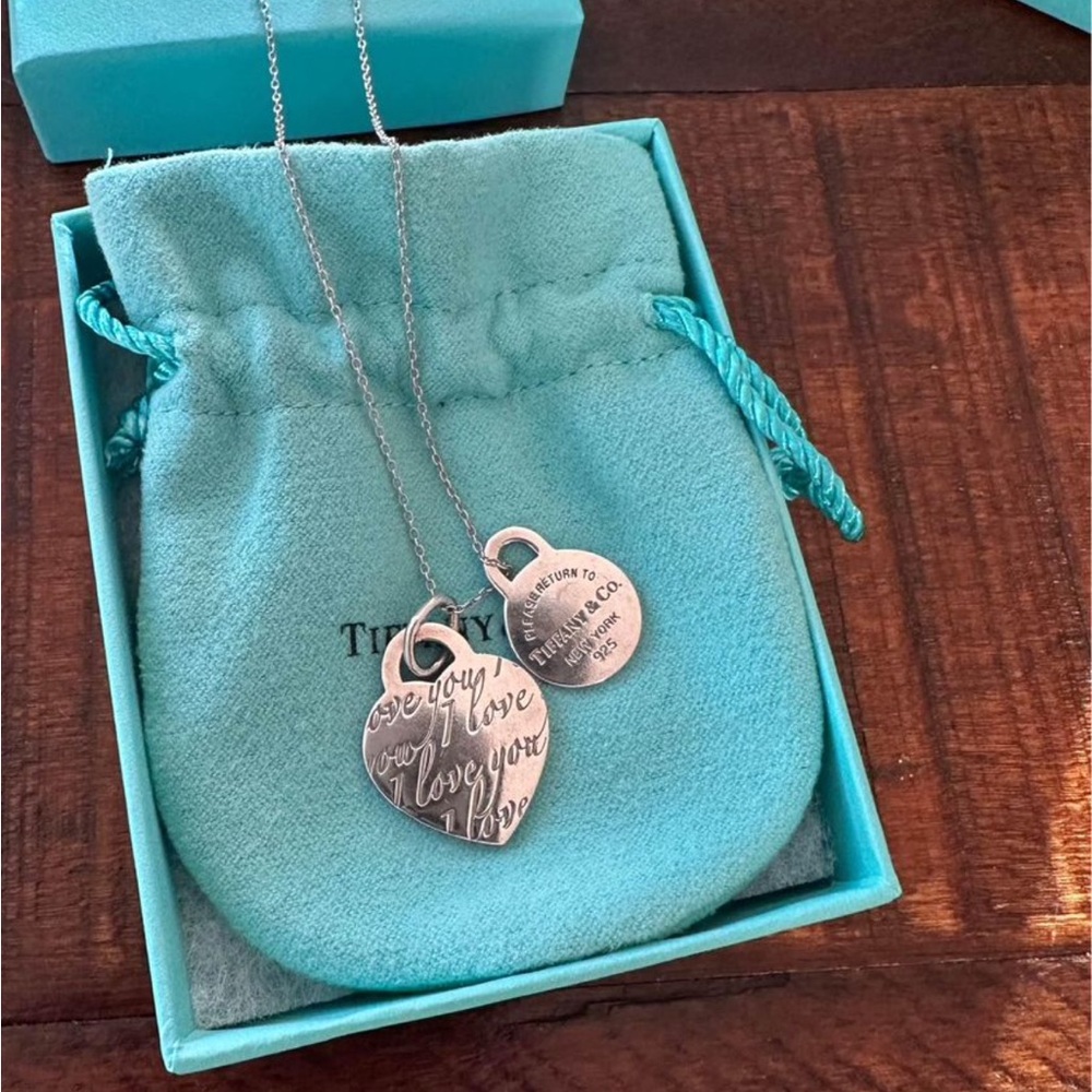 Tiffany & Co. Double Pendant Necklace